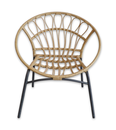 FAUTEUIL 1 PLACE EN ROTIN
