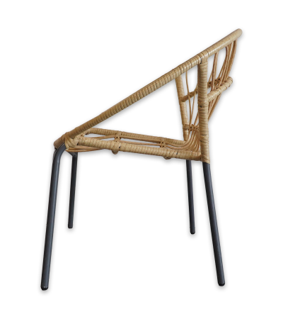 FAUTEUIL 1 PLACE EN ROTIN
